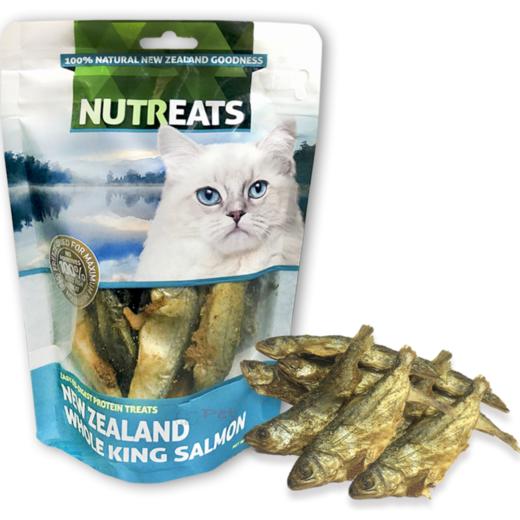 新西兰纽滋宠NUTREATS猫狗通用冻干零食小鱼干三文鱼50g 商品图4