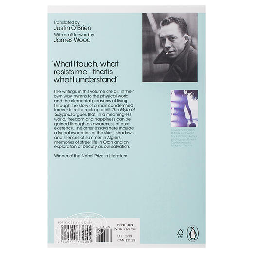 预售 【中商原版】西西弗的神话 英文原版小说英文版 The Myth of Sisyphus  Albert Camus  企鹅经典Penguin Classics 商品图1