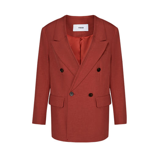 VIMAGE/纬漫纪气质帅气职业百搭收腰显瘦西装外套V1603202 商品图4
