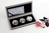 吉祥三宝-2016-2018版三枚熊猫银币套装，经典皮盒包装 商品缩略图1