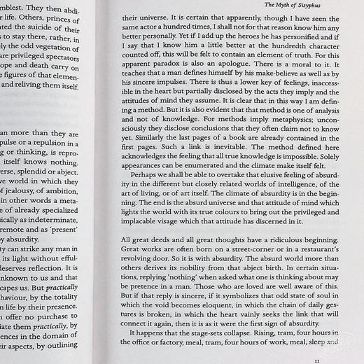 预售 【中商原版】西西弗的神话 英文原版小说英文版 The Myth of Sisyphus  Albert Camus  企鹅经典Penguin Classics 商品图7