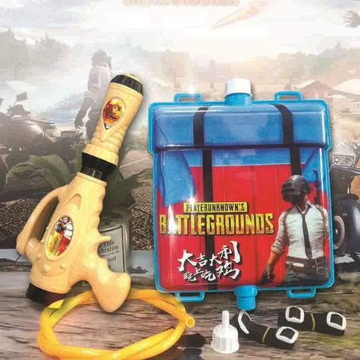 【夏日水战神器】儿童背包水枪玩具 小孩夏季户外戏水玩具 吃鸡水枪六一幼儿园礼物 通过CCC认证 商品图1