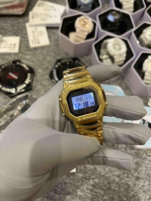 卡西欧钢带方块表-金色，特价🉐️清仓， 商品图7