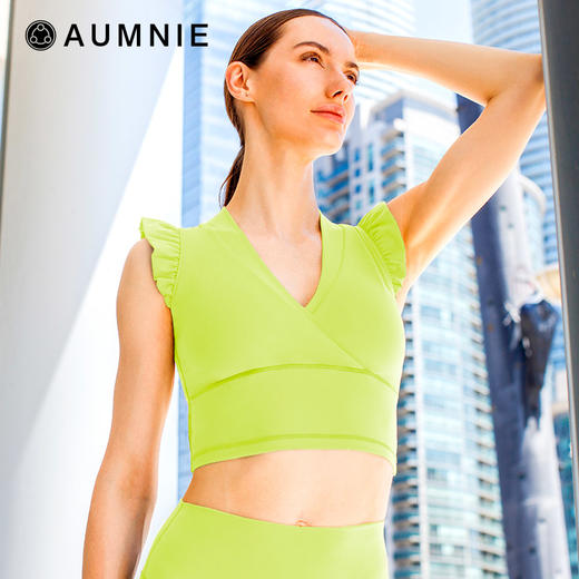 裸感 V荷叶纯粹背心 2.0 / V-Ruffled Pure Tank 2.0 裸感系列 商品图2