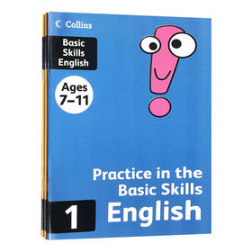 柯林斯英国小学基础练习册3本 英文原版书 Collins Practice in the Basic Skills English Book 3-6年级 英文版正版进口书籍