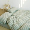 【床上用品】*针织天竺棉良品条纹被套罩床笠四件套 商品缩略图2
