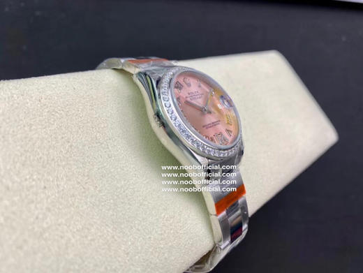 NOOB劳力士 蚝式恒动31日志 秀而不媚 恒久优雅 。【表壳】尺寸31Mm，采用耗式钢与18K，表圈采用白金狗牙圈，圈口镶多粒施华洛斯奇钻 ，保证100米防水 商品图7