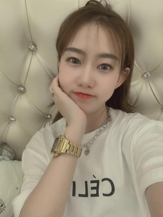 卡西欧钢带方块表-金色，特价🉐️清仓， 商品图1