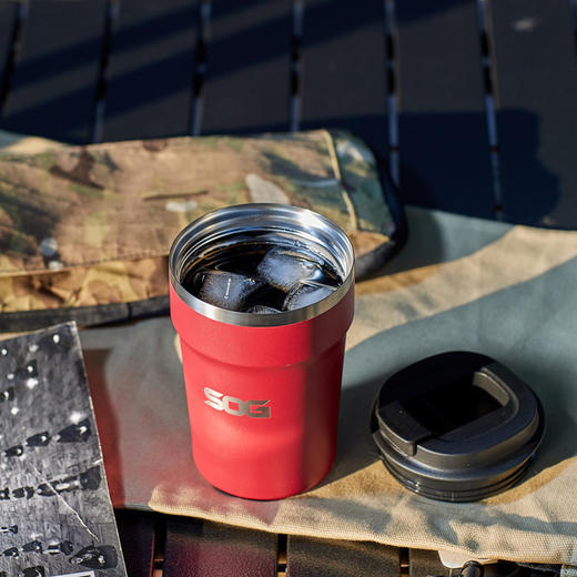 SOG索格360ML保温咖啡杯双层不锈钢露营随手杯 商品图4