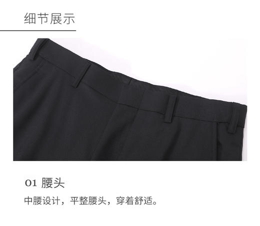 【自营】DAYANG/大杨 可机洗套西服裤子 yo2130503-9 商品图3
