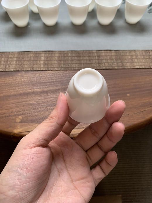 【新君羊脂玉】【初夏杯10入】宽5.1cm 高4.6cm 满容50ml 商品图4