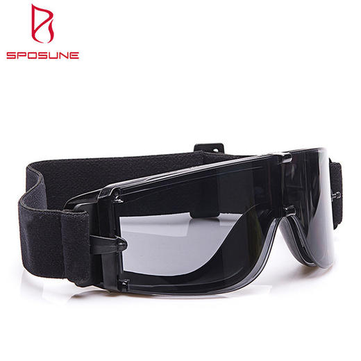 【眼镜】战术眼镜   野外眼镜  X800狩猎  CS野战  防爆 防沙尘  作战眼镜 商品图1