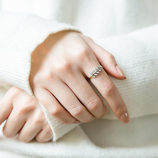 Winy925纯银琼枝玉树戒指送女友闺蜜节日生日礼物 商品图1