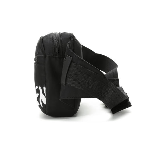 ALEXANDER MCQUEEN 亚历山大·麦昆 男士LOGO图案黑色腰包 625512 HWC2B 1070 商品图2