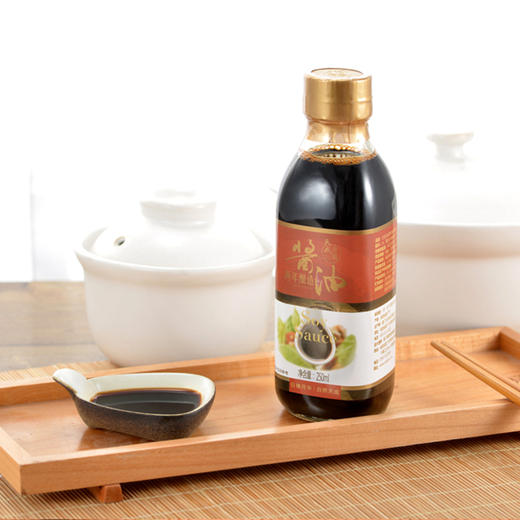 古龙天成两年酿特级红烧酱油寿司酱油老抽250ml 商品图4