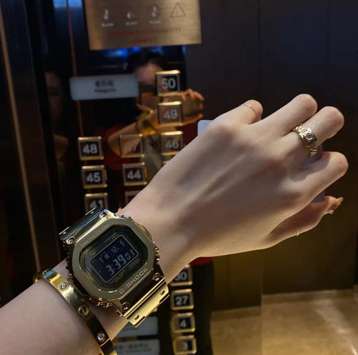 卡西欧钢带方块表-金色，特价🉐️清仓， 商品图6