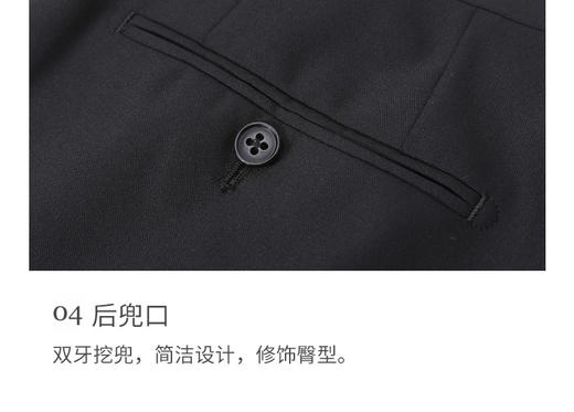 【自营】DAYANG/大杨 可机洗套西服裤子 yo2130503-9 商品图4