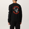 ALEXANDER MCQUEEN 亚历山大·麦昆 男士圆领长袖T恤 黑色 662564 QRZ67 0901 商品缩略图2