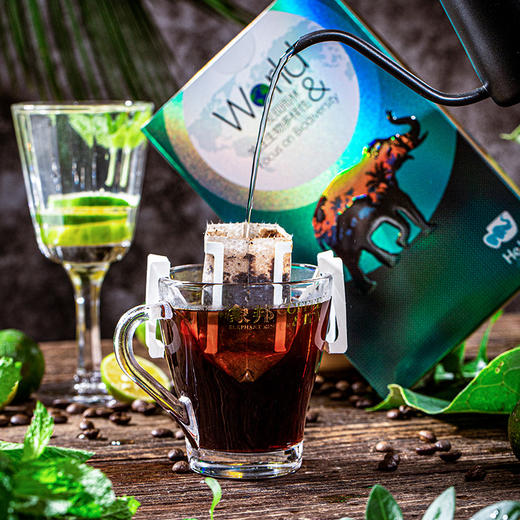 象邦咖啡幻彩雨林挂耳咖啡100g美式手冲黑咖啡无糖零添加熟咖啡豆 商品图1