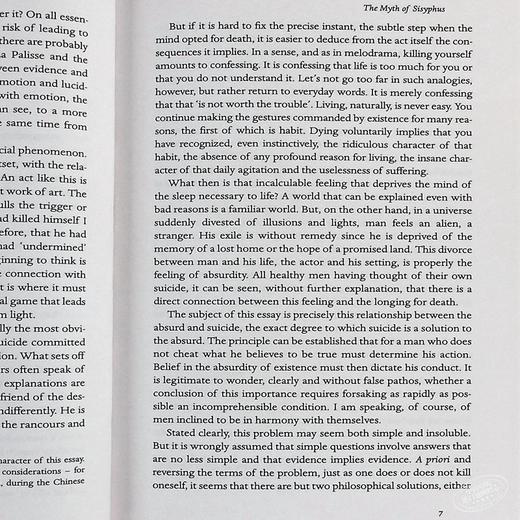 预售 【中商原版】西西弗的神话 英文原版小说英文版 The Myth of Sisyphus  Albert Camus  企鹅经典Penguin Classics 商品图6
