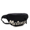 ALEXANDER MCQUEEN 亚历山大·麦昆 男士涂鸦徽标腰包 黑色 596425 HWC2K 1070 商品缩略图1