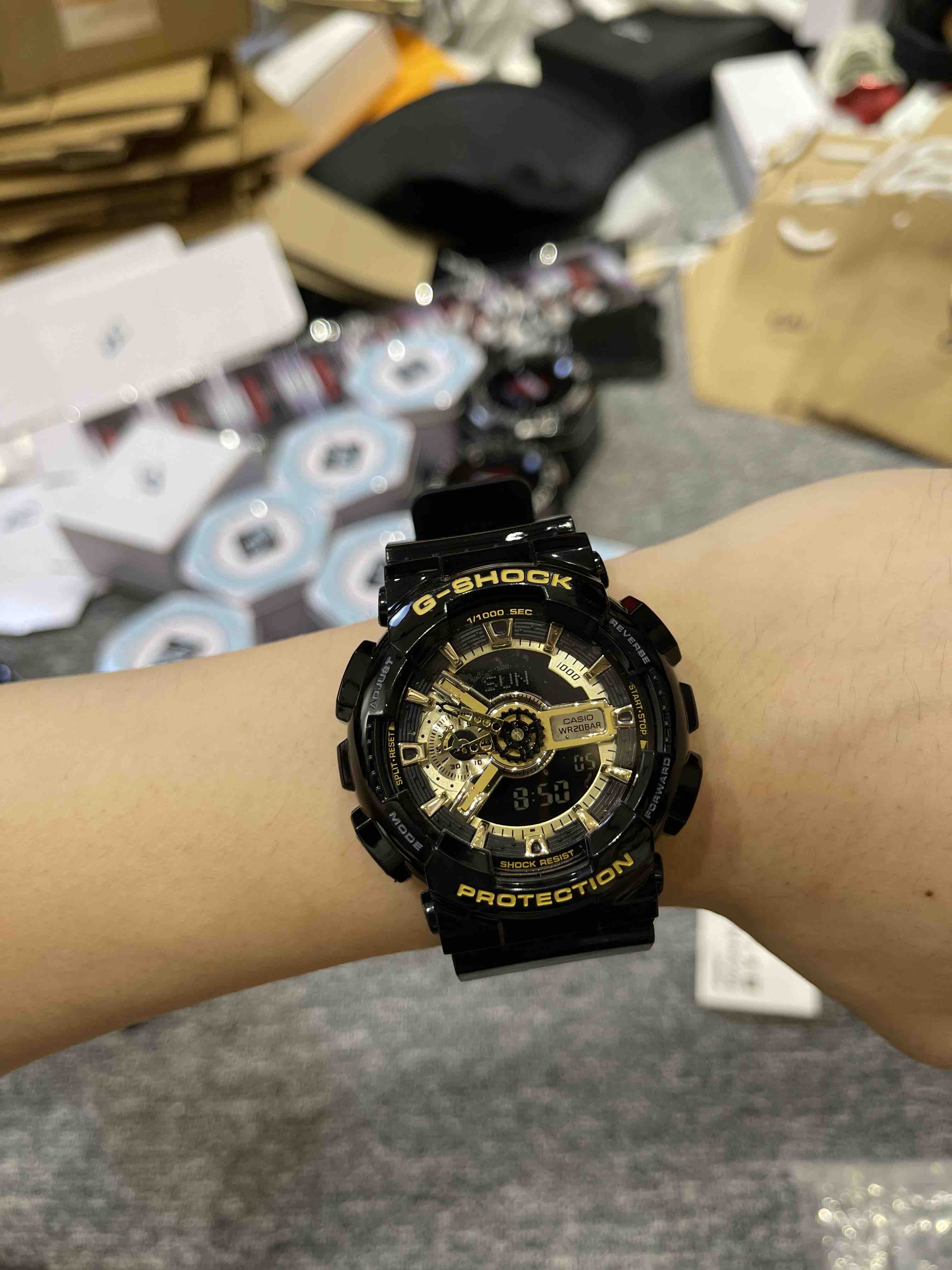6⃣️G-Shock亮黑色（大表盘），亏本清仓特价🉐️