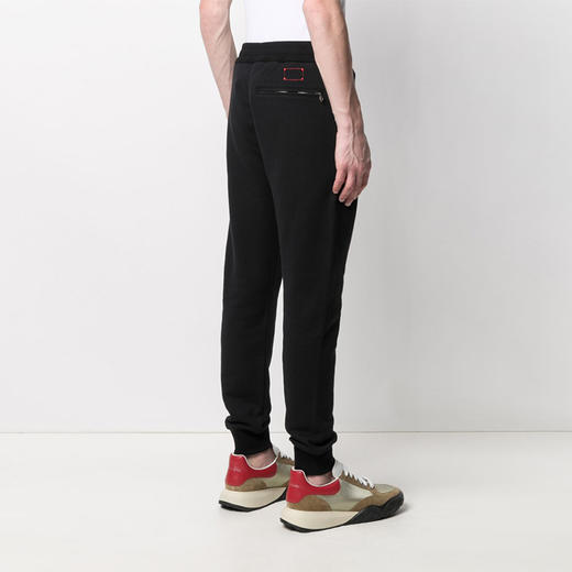ALEXANDER MCQUEEN 亚历山大·麦昆 男士Logo刺绣运动裤 黑色 599618 QRX82 1000 商品图2