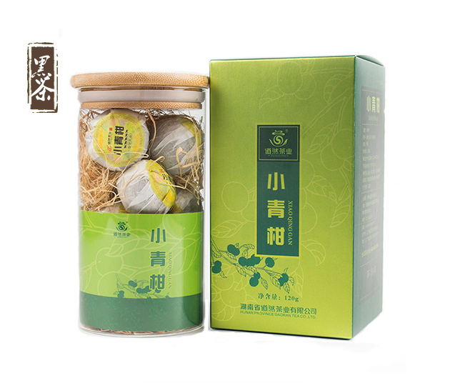 黑茶 道然 2017年安化天尖小青柑 120g（约9颗，每颗12-13g）