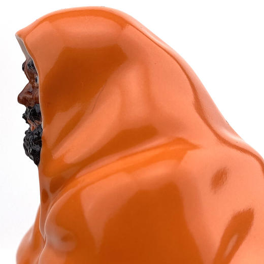 不仁斋薛继业陶瓷雕塑景德镇菩提达摩坐像装饰摆件 商品图2