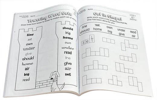 【100个观察词】More Week-by-Week Sight Word Packets 100个重要的观察词 作者 Lisa Fitzgerald McKeon 儿童课外作业练习册 商品图2