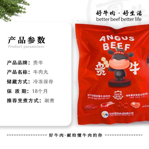 含肉达95%的安格斯多汁牛肉丸180g*3包 24年10月批次（天津仓顺丰发货，收取邮费） 商品图2