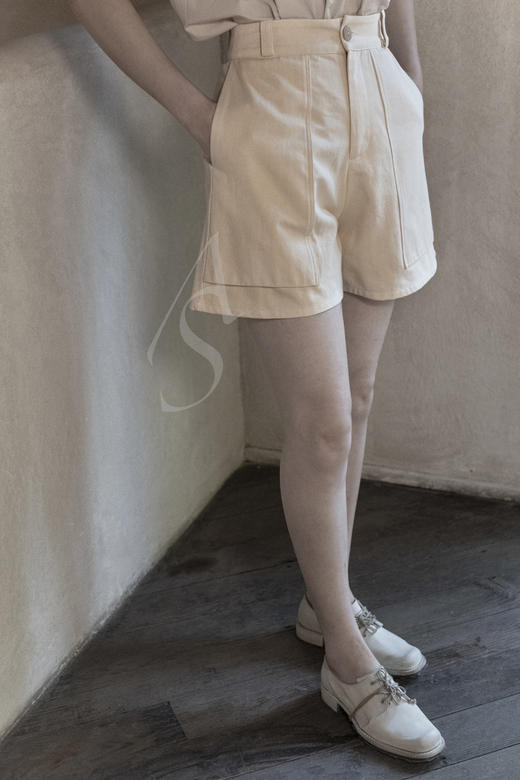 Toogood 湖绿色/肉粉色MACHINIST短裤 商品图1