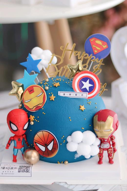 【生日蛋糕】圆球形复仇者联盟款 商品图0