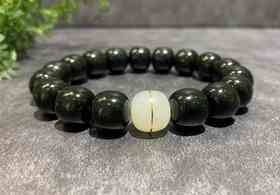 【御珠宫坊】黑青子料手串