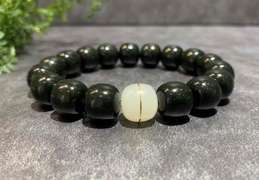 【御珠宫坊】黑青子料手串 商品图0