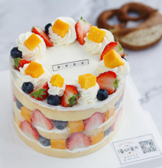 【生日蛋糕】水果裸蛋糕. 商品图0