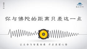 255条丨你与佛陀的距离只差这一点