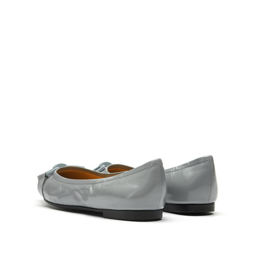 westory女鞋2021夏季新款尖头纯色舒适软底通勤豆豆鞋平底单鞋女S21CE71151 商品图4