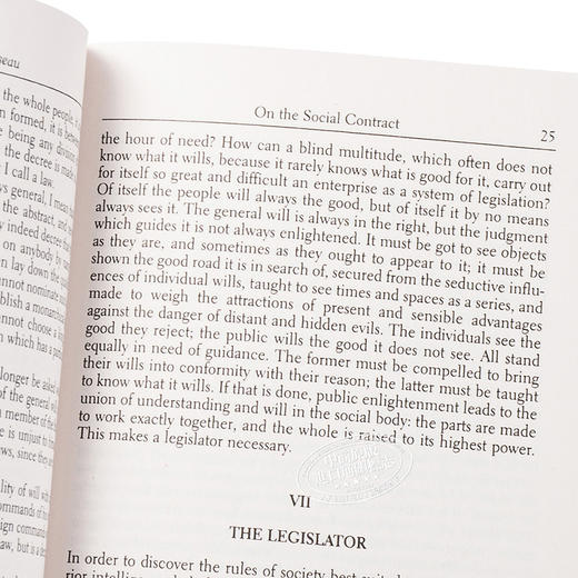 【中商原版】卢梭：社会契约论 英文原版 On the Social Contract Jean-Jacques Rousseau 政治哲学 商品图3