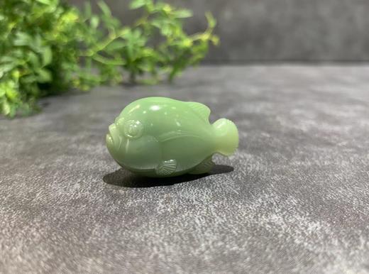 【御珠宫坊】碧玉鱼挂件 商品图3