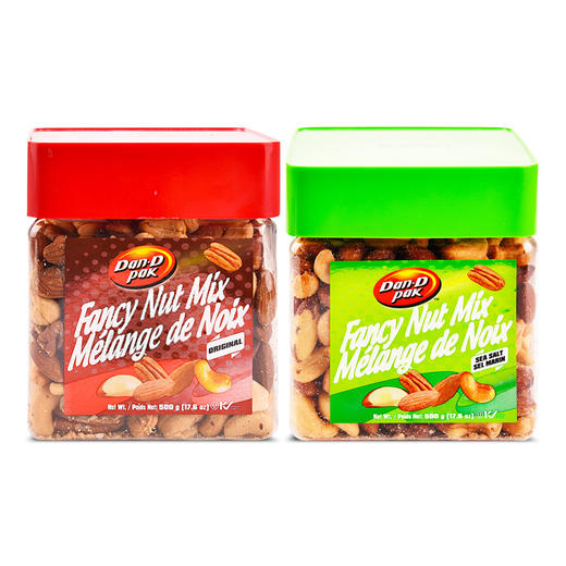 越南丹帝什锦果仁原味/盐味500g 果仁大集合一次品尝4种美味坚果 055808/055934 商品图0