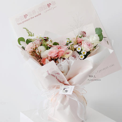 花衣裳*我们的故事系列你保护世界我保护你包装纸 （20张/包） 商品图3