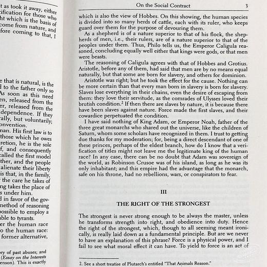 【中商原版】卢梭：社会契约论 英文原版 On the Social Contract Jean-Jacques Rousseau 政治哲学 商品图6