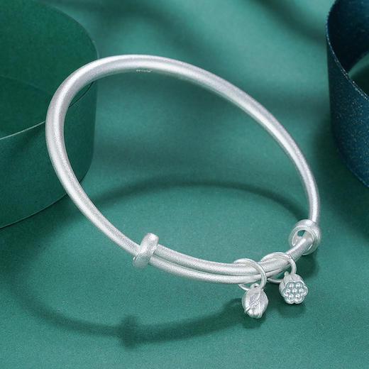 子佩集S999银【莲韵】手镯【ZCE114S】2107 商品图1