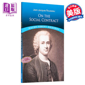 【中商原版】卢梭：社会契约论 英文原版 On the Social Contract Jean-Jacques Rousseau 政治哲学