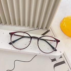 客配 plak超轻 暗红色 475/525度 1.61防蓝光镜片