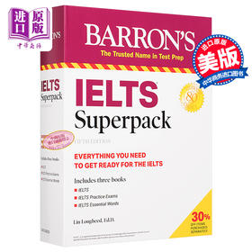 预售 【中商原版】IELTS Superpack Barron's Test Prep英文原版Lin Lougheed