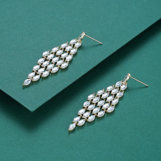 子佩集S925银【浮光】耳钉【Y-7140201】镀金2107 商品图1