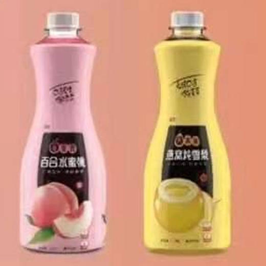 【6.5元/瓶】蜗旅桃霏霏百合水蜜桃/燕窝炖雪梨1.25L 商品图0