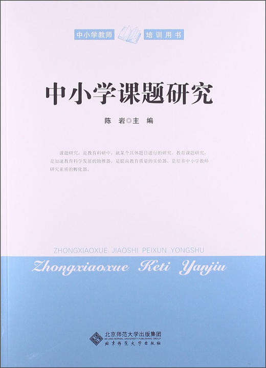 中小学课题研究 9787303166312 陈岩 北京师范大学出版社 正版书籍 商品图0